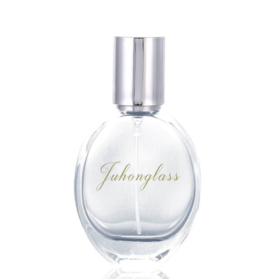 Butelka perfum z zakręcanymi ustami, owalne szkło, pusta butelka, Spray, perfumy, butelka kosmetyków, dysza, oddzielne butelki