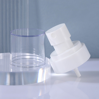 Biała półpokrywa głowica do spryskiwacza plastikowa butelka z tonerem głowica pompy balsam butelka próżniowa głowica pompy