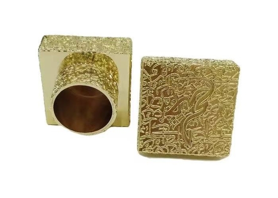 Wysokiej klasy odlewy ciśnieniowe Zamak Perfume Caps Square Shaped Perfume Cover