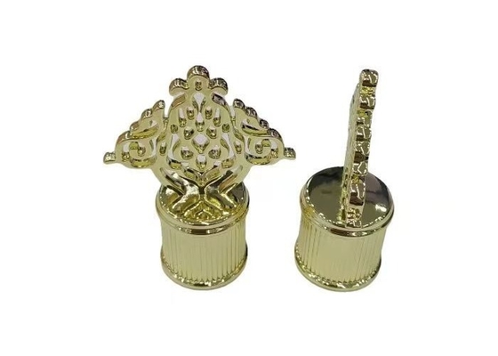 Wysokiej klasy produkt pokrywa butelki z perfum Metalowe pokrywki Design Zink stopu pokrywa perfum