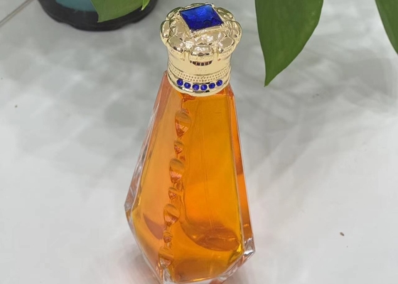 Niestandardowe Blue Diamond Zamak Perfume Caps Luxury Metal Perfume Bottle Lids