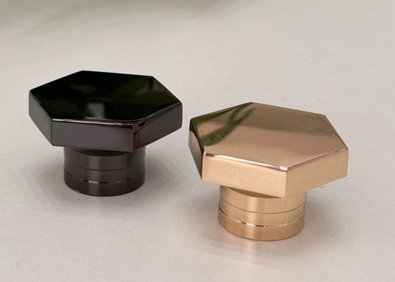 Zink stopu sześciokątny kształt Perfumy butelki pokrywające kolor i logo