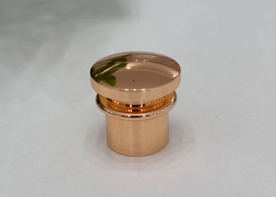 Świecący T-formatowy Zamak Metal Perfume Cap Perfume Lids z dostosowanym kolorem
