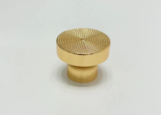 Wytrzymała i elegancka złota metalowa czapka do perfum dla marki i personalizacji