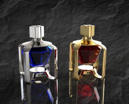Dostosowywalne złoże cynku T-shaped Zamak Perfume Caps dla unikalnego wyglądu