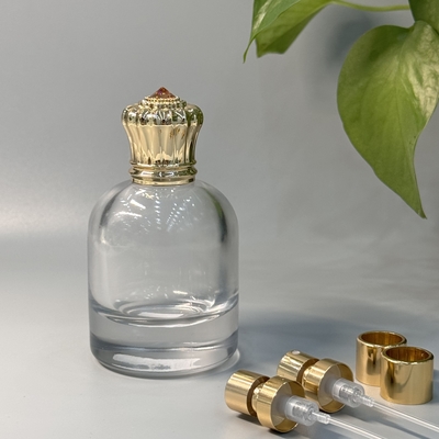 Kapsułki perfum Zamak ze stopu cynkowego w złotym kolorze dla trwałego i eleganckiego opakowania zapachowego