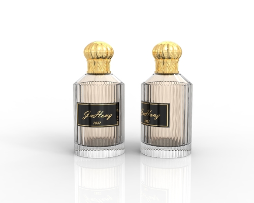 Okrągły Zamak Zynkowy Stop Metal Perfum Kapelusz Polerowany