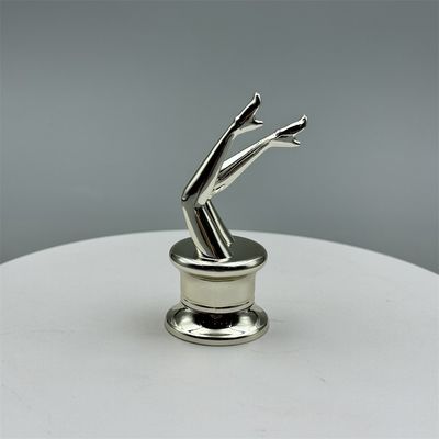 ABS Plastic Cap For Aluminium-Plastic Perfume Bottle Fea15 Model PP Plastic Lids Plating In Gold Colors
