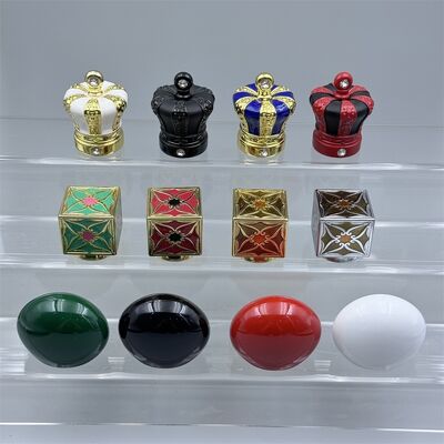 Custom Logo Luxury 15mm FEA 15 Zamac Metal Fragrance Cap Creative Universal Bottle Lid Cover dla butelek perfum