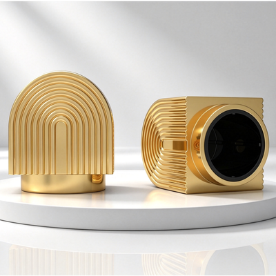 Luxury Arch Shape Zinc Alloy Zamac Perfume Cap | Custom Decorative Metal Fragrance Bottle Cap