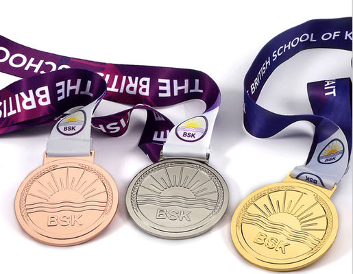 Sportowy medal ze stopu cynku