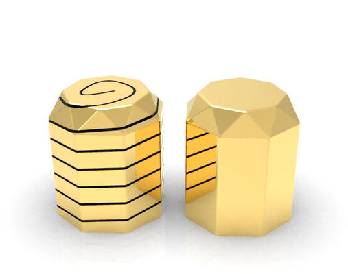 Odlewana ciśnieniowo cylindryczna osłona butelki perfum ze stopu cynku