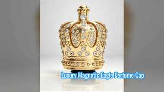 Luksusowa magnetyczna nasadka do perfum Eagle Wing, pozłacana